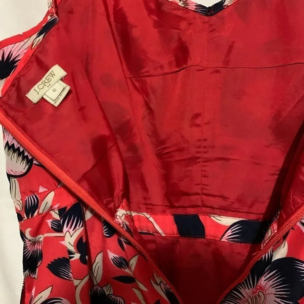 J.Crew Floral Cami Dress Size 6 - Picture 6 of 8